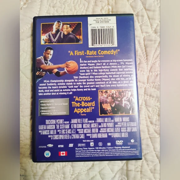 3 for $15...The 6th man movie - Picture 3 of 3